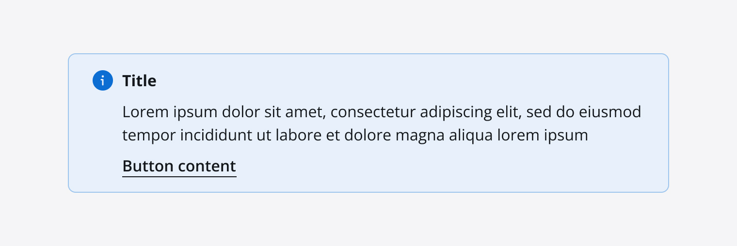 Page-level message | AIA Design