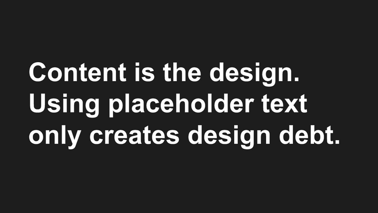 Content-first design: Why it's crucial for your design project | AIA Design